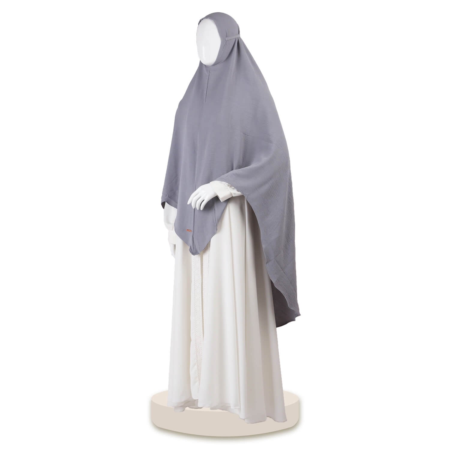 Feryal Instant Khimar - Neutral Grey