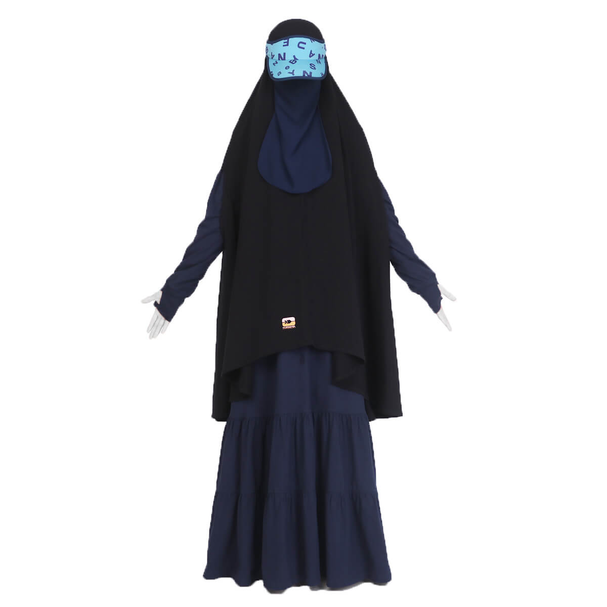 Naqeeya Dress - Navy