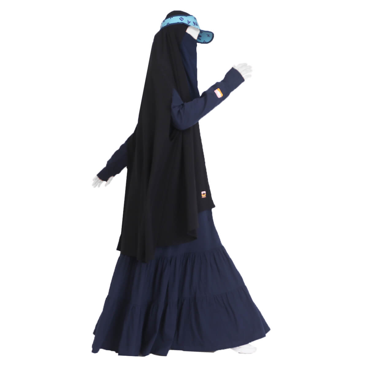 Naqeeya Dress - Navy