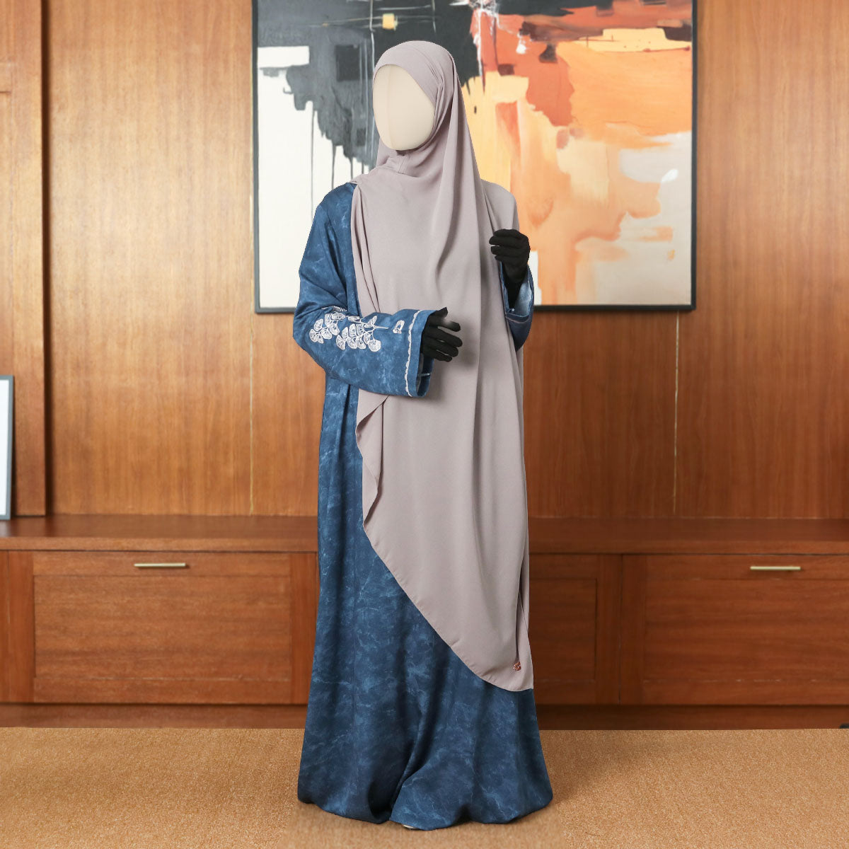 Amayra Abaya - Blue Steel