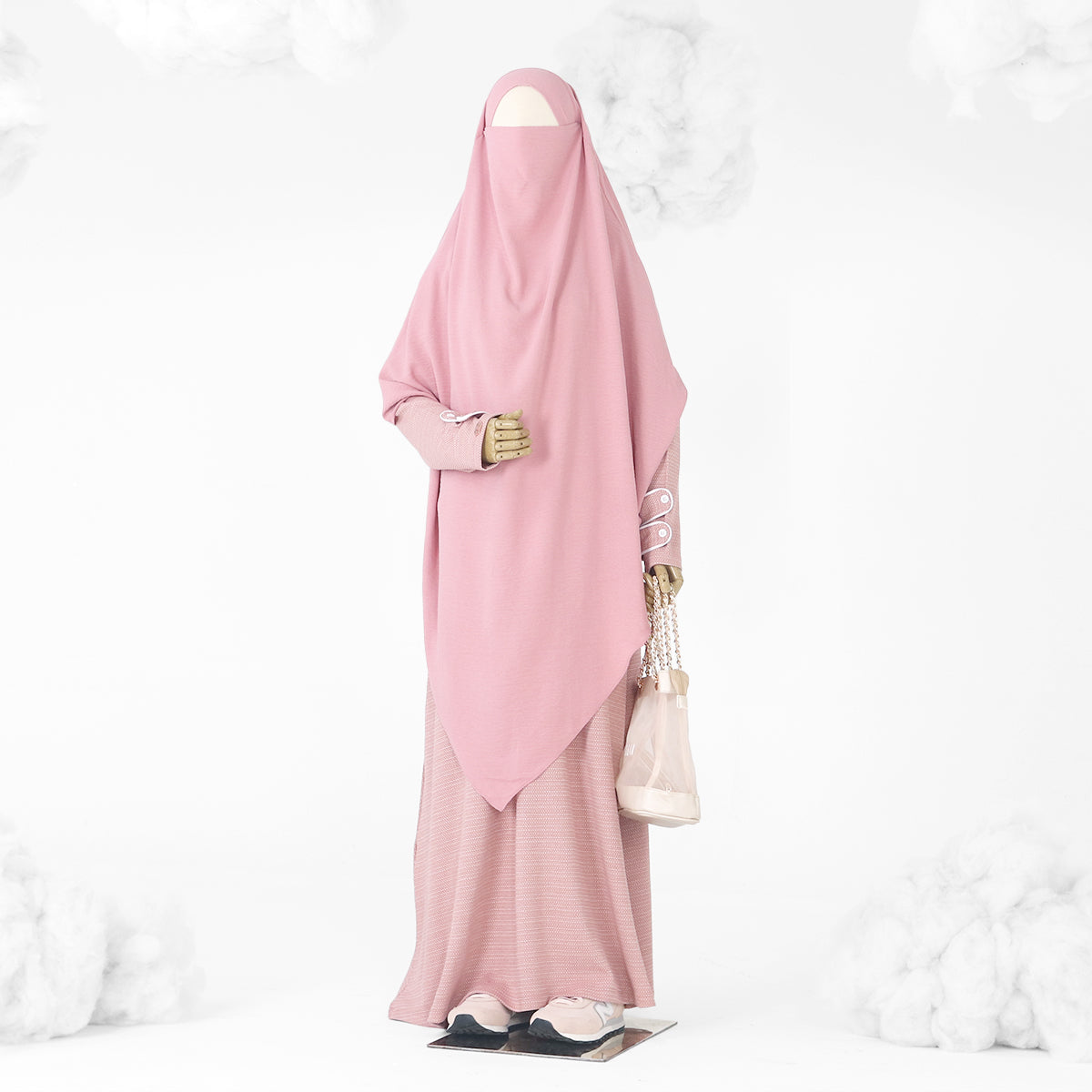 Asheeqa Dress - Dusty Pink