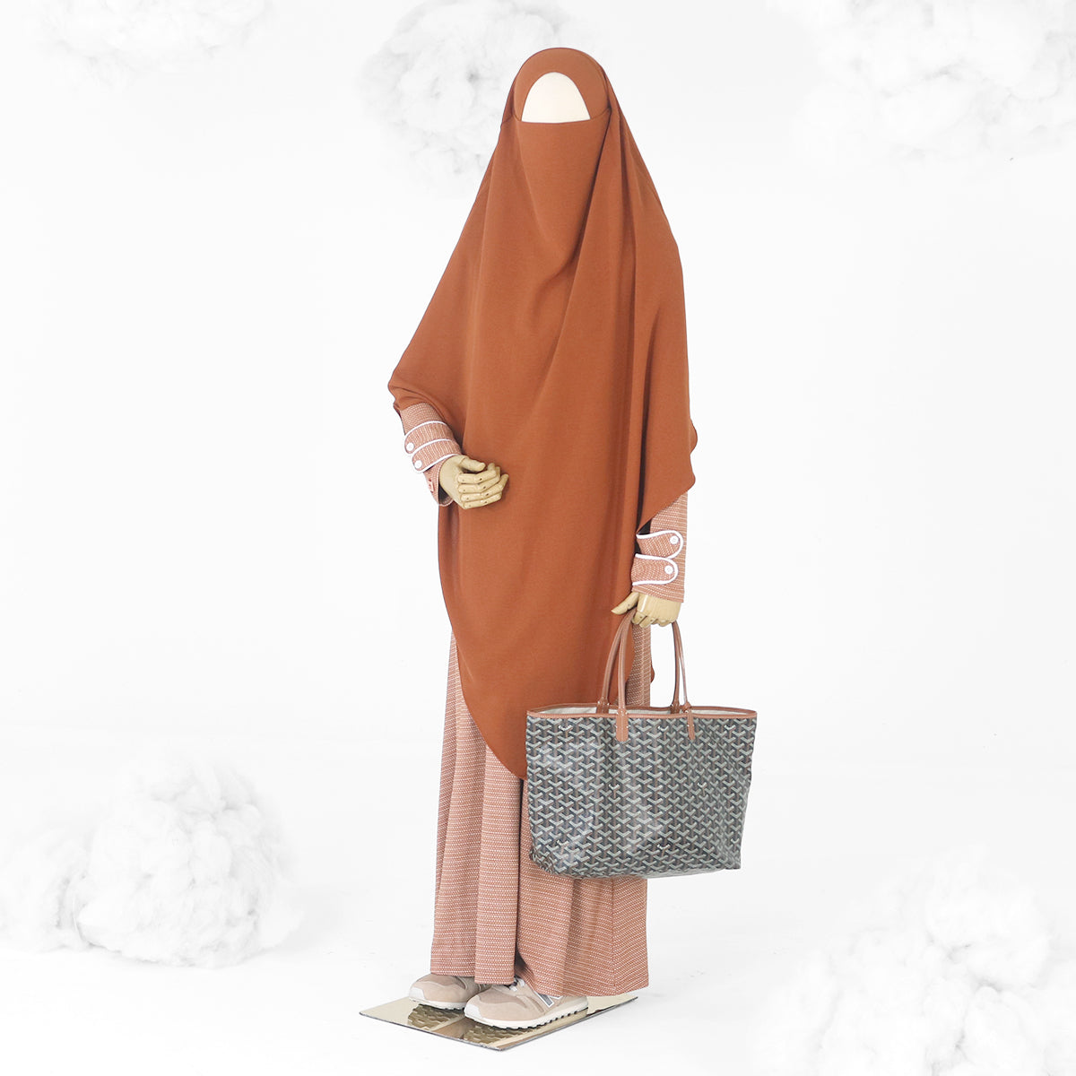 Asheeqa Dress - Earth Brown