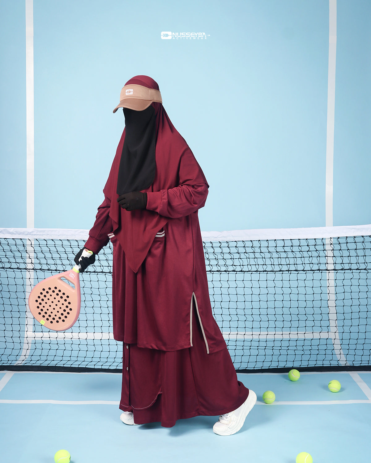 Aghnia Set - Burgundy