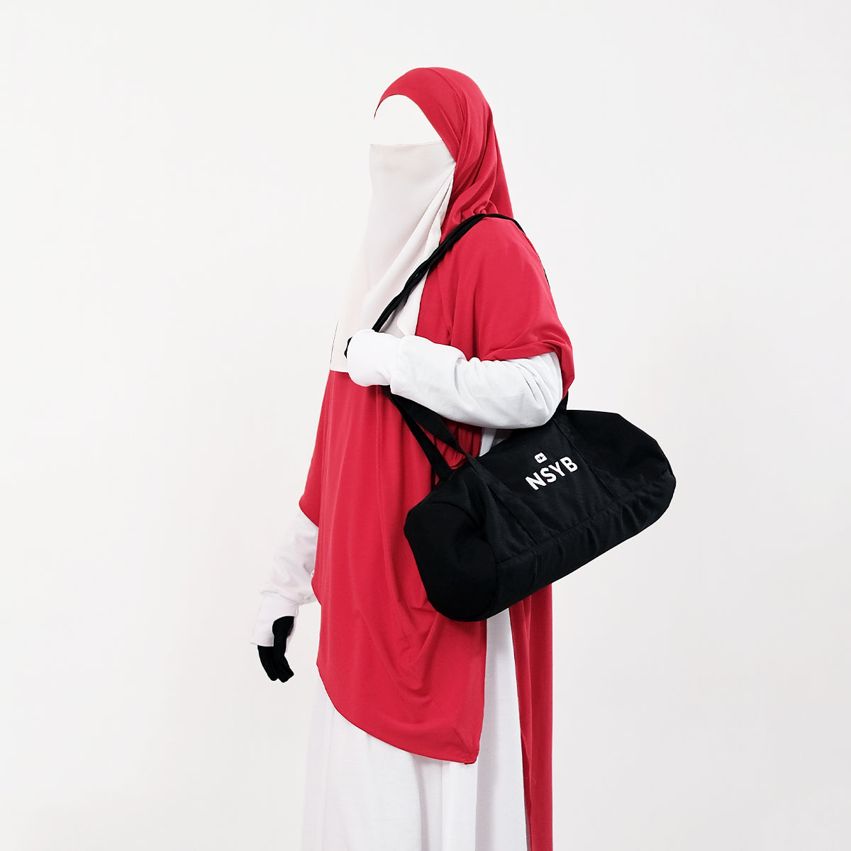 Azka Duffle Bag - Black