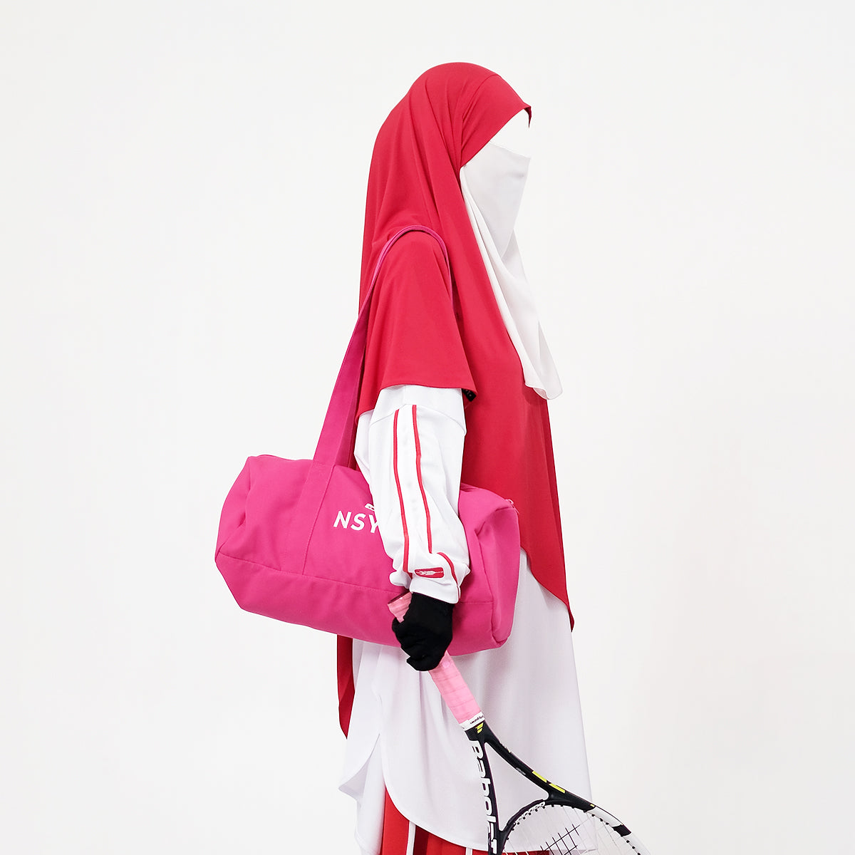 Azka Duffle Bag - Fuchsia