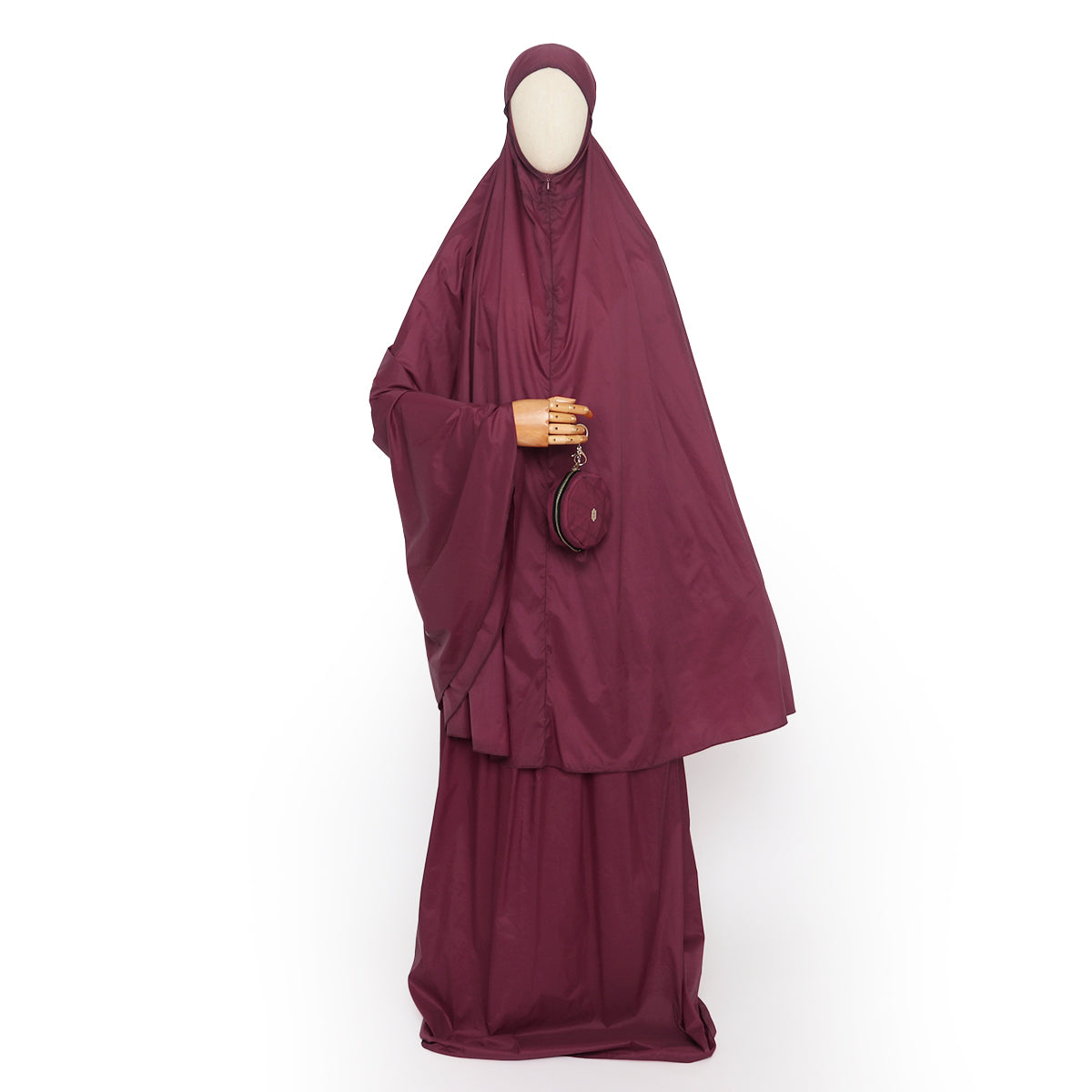 Belinda Mukena Travel - Burgundy