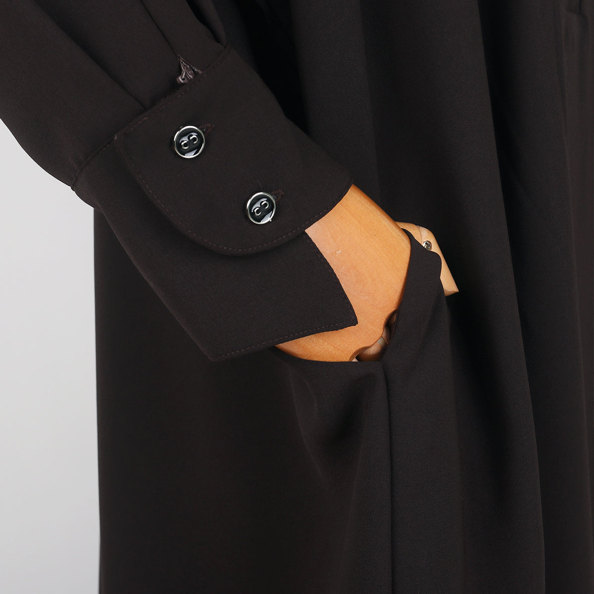 Dafani Dress - Dark Brown