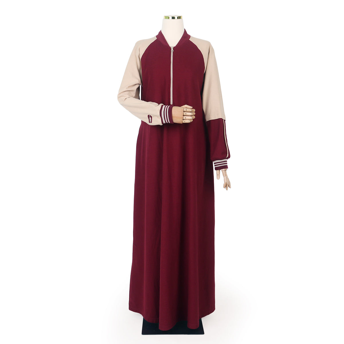 Ditsy Dress - Maroon