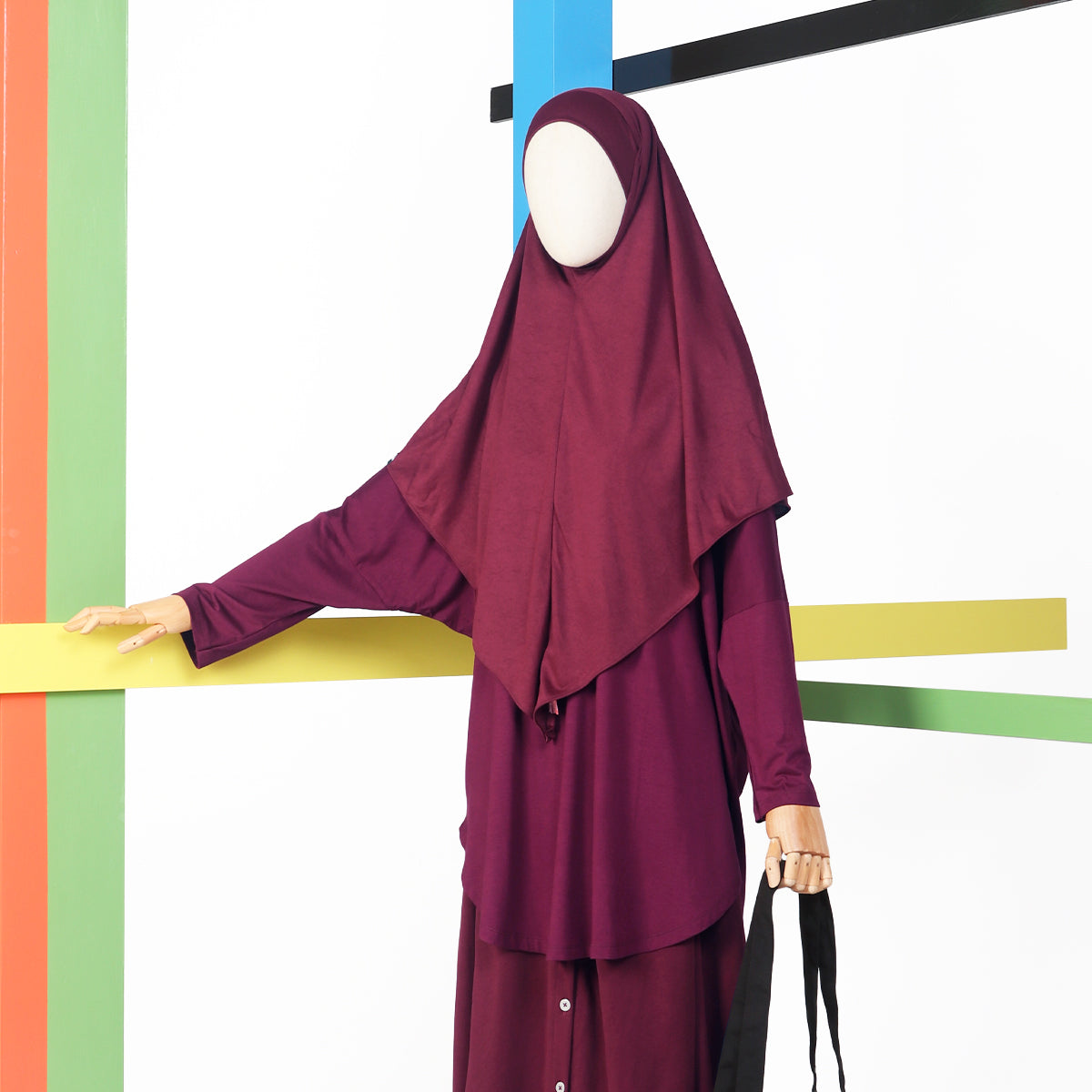 Dzikra Top - Burgundy