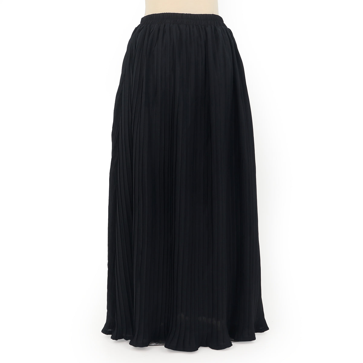 Elina Pleats Skirt - Black