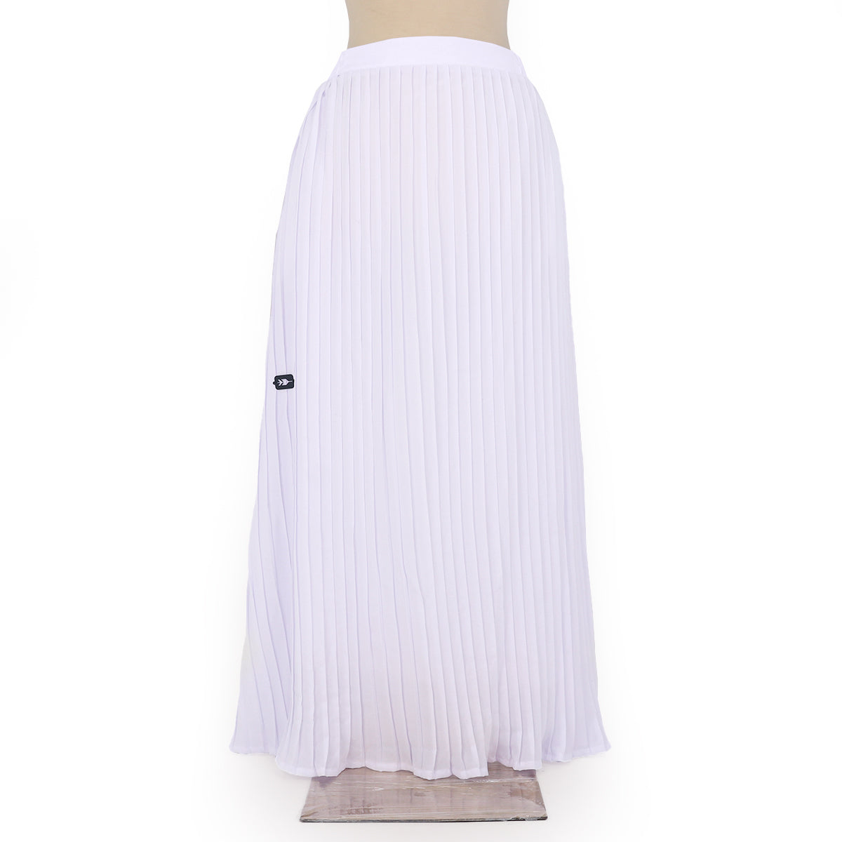 Elina Pleats Skirt - White