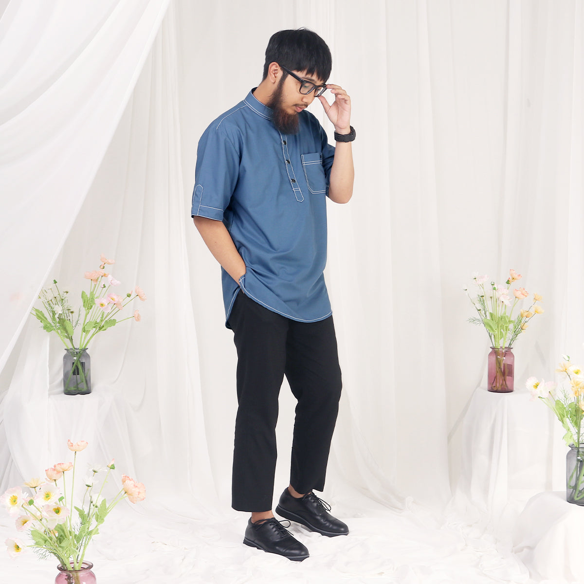 Ghava Kurta - Denim