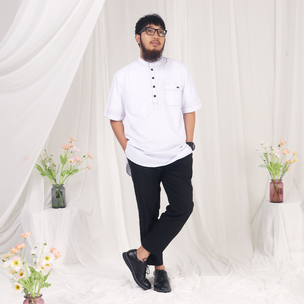 Ghava Kurta - White