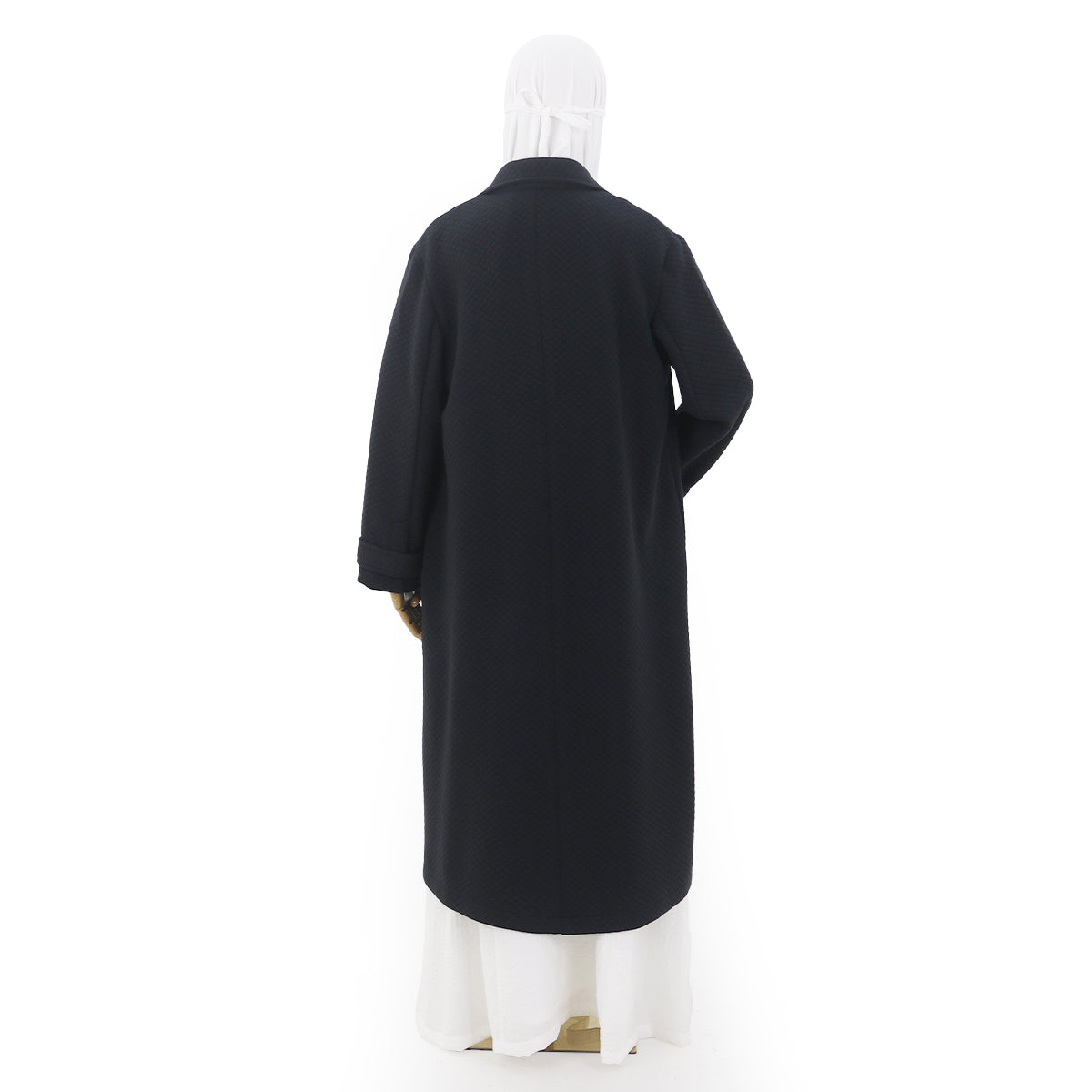 Hazeera Long Jacket - Black