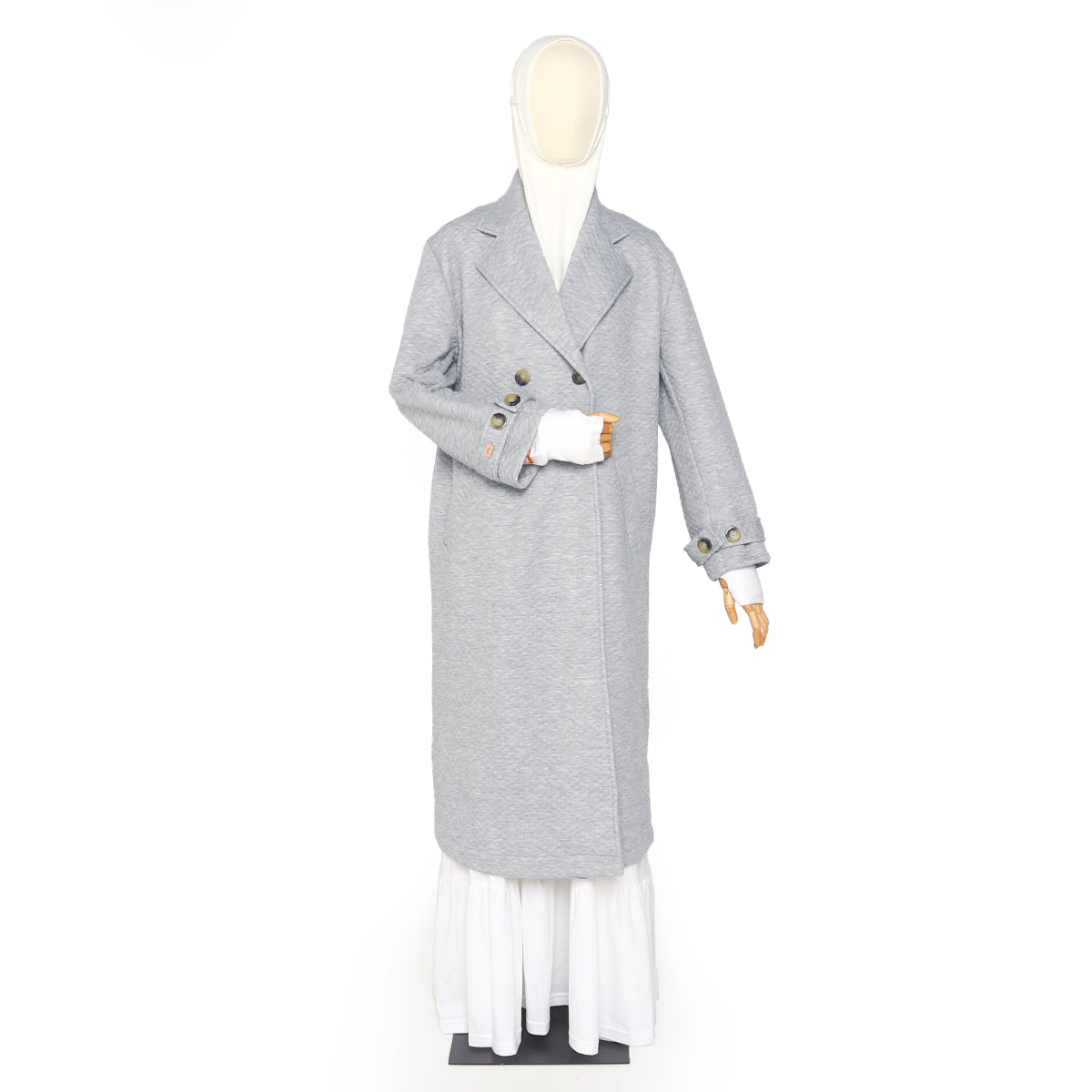 Hazeera Long Jacket - Misty