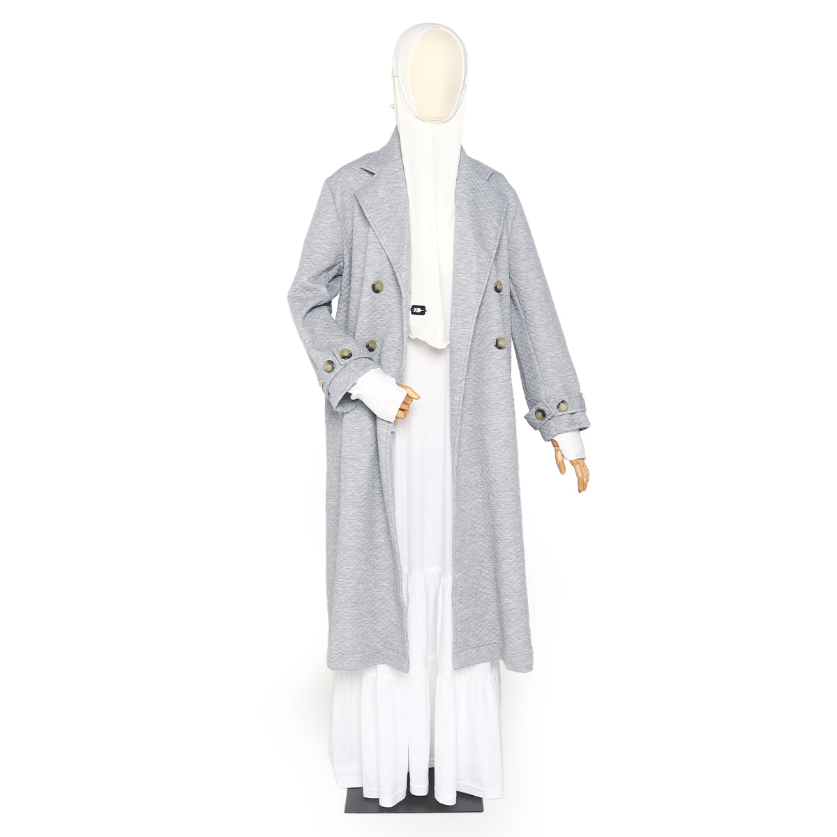 Hazeera Long Jacket - Misty