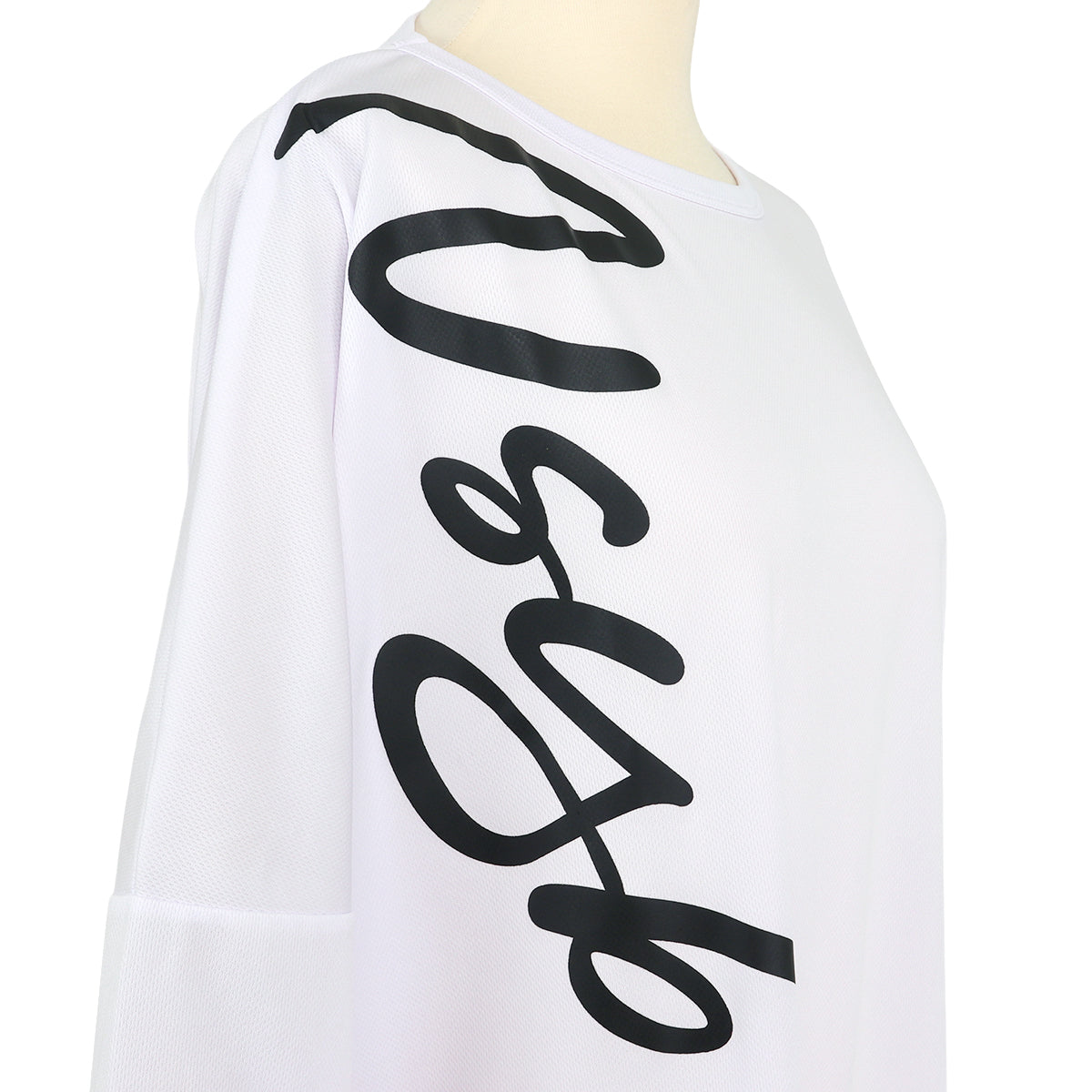 Huriyah Top Reeactive - White