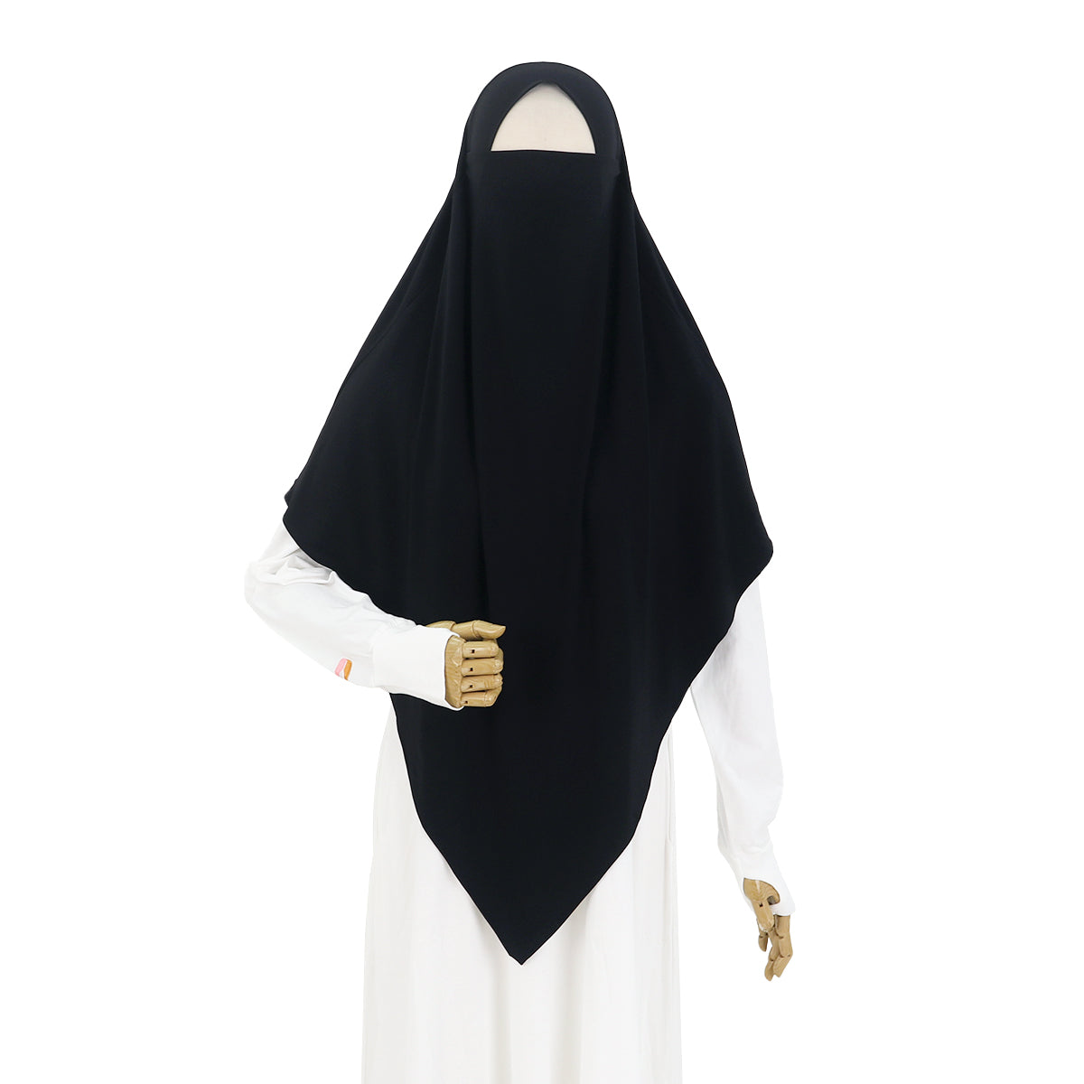 Husna French Khimar - Black