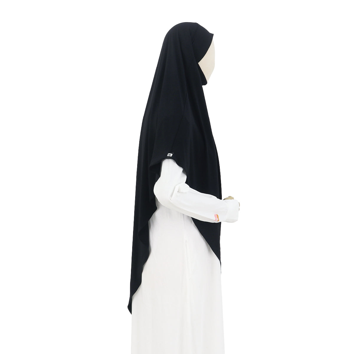 Husna French Khimar - Black