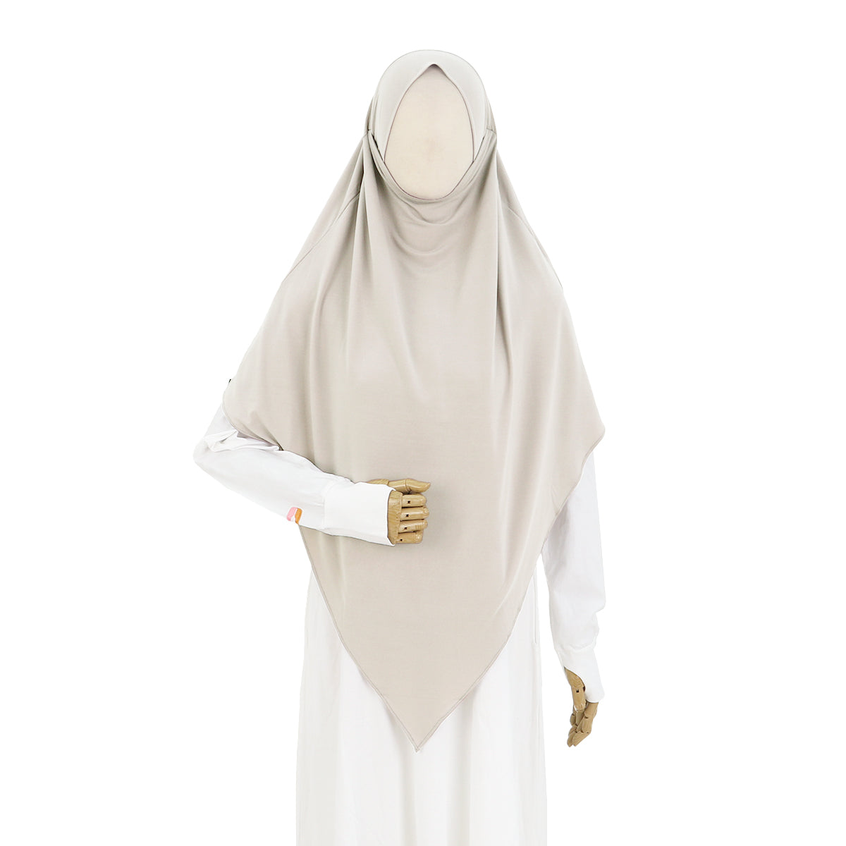 Husna French Khimar - Cream