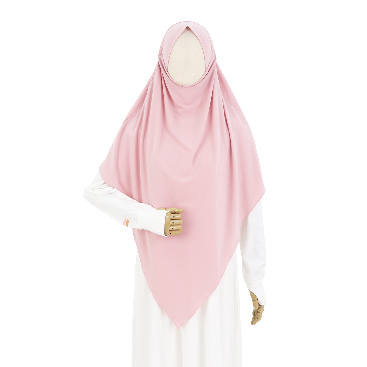 Husna French Khimar - Cloud Pink