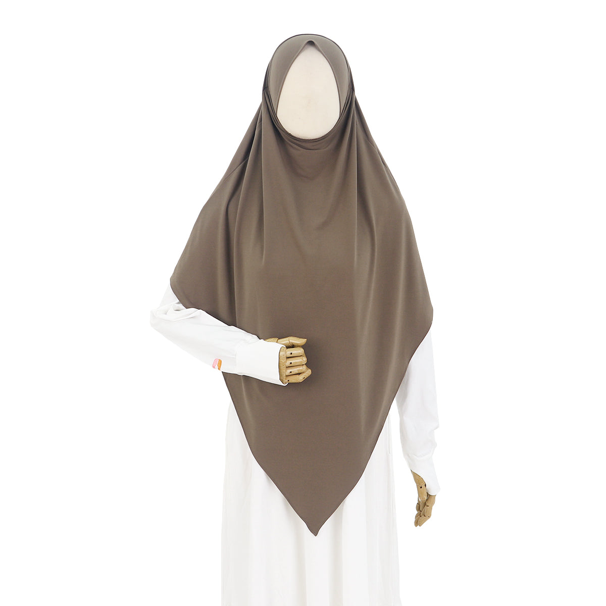 Husna French Khimar - Coffee Milk