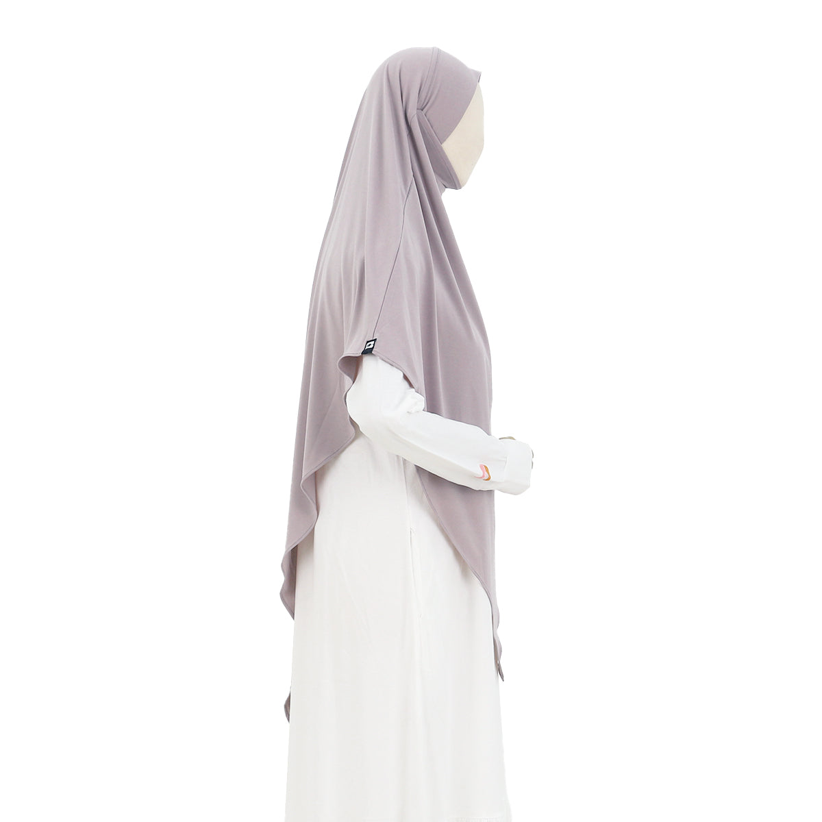 Husna French Khimar - Grey