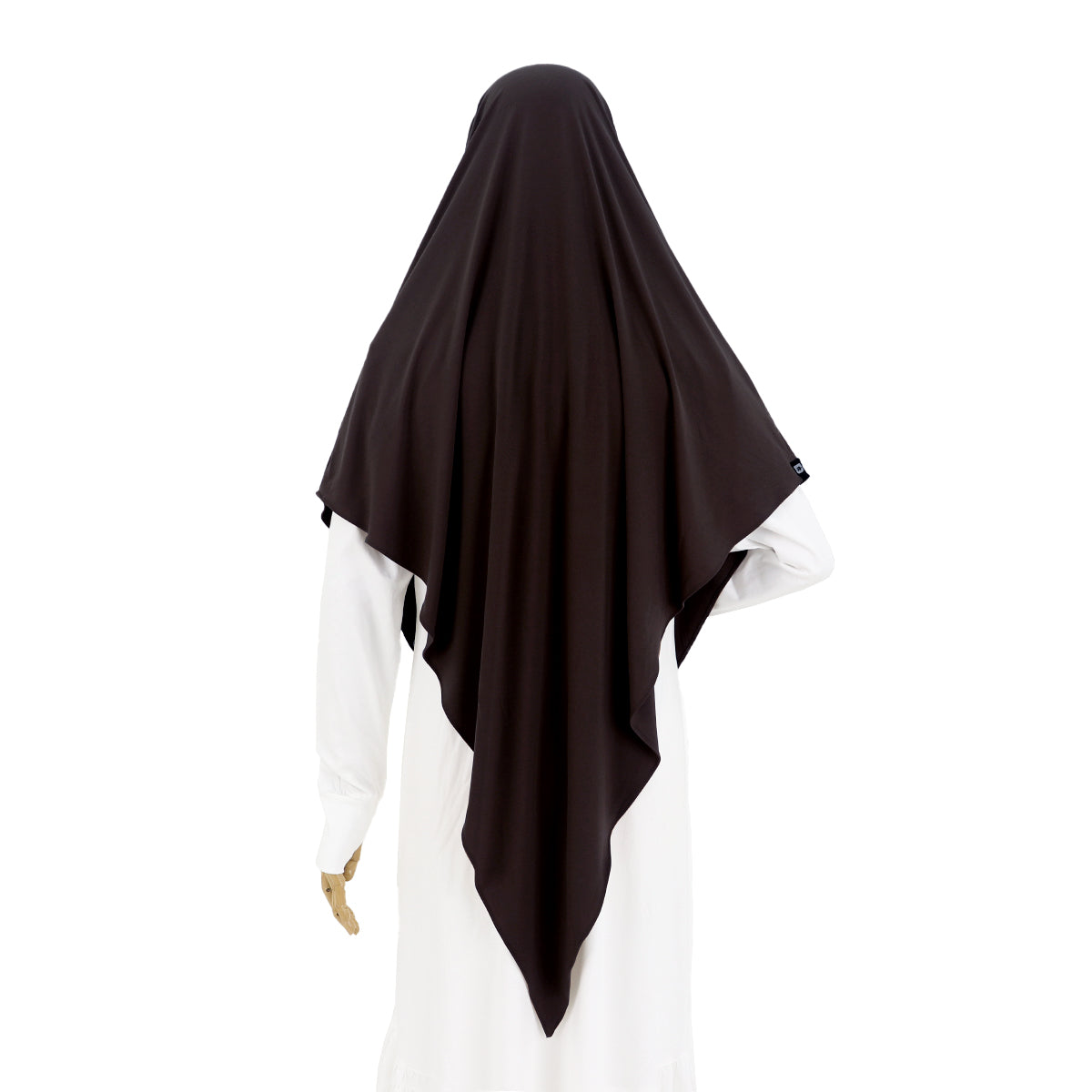 Husna French Khimar - Dark Brown