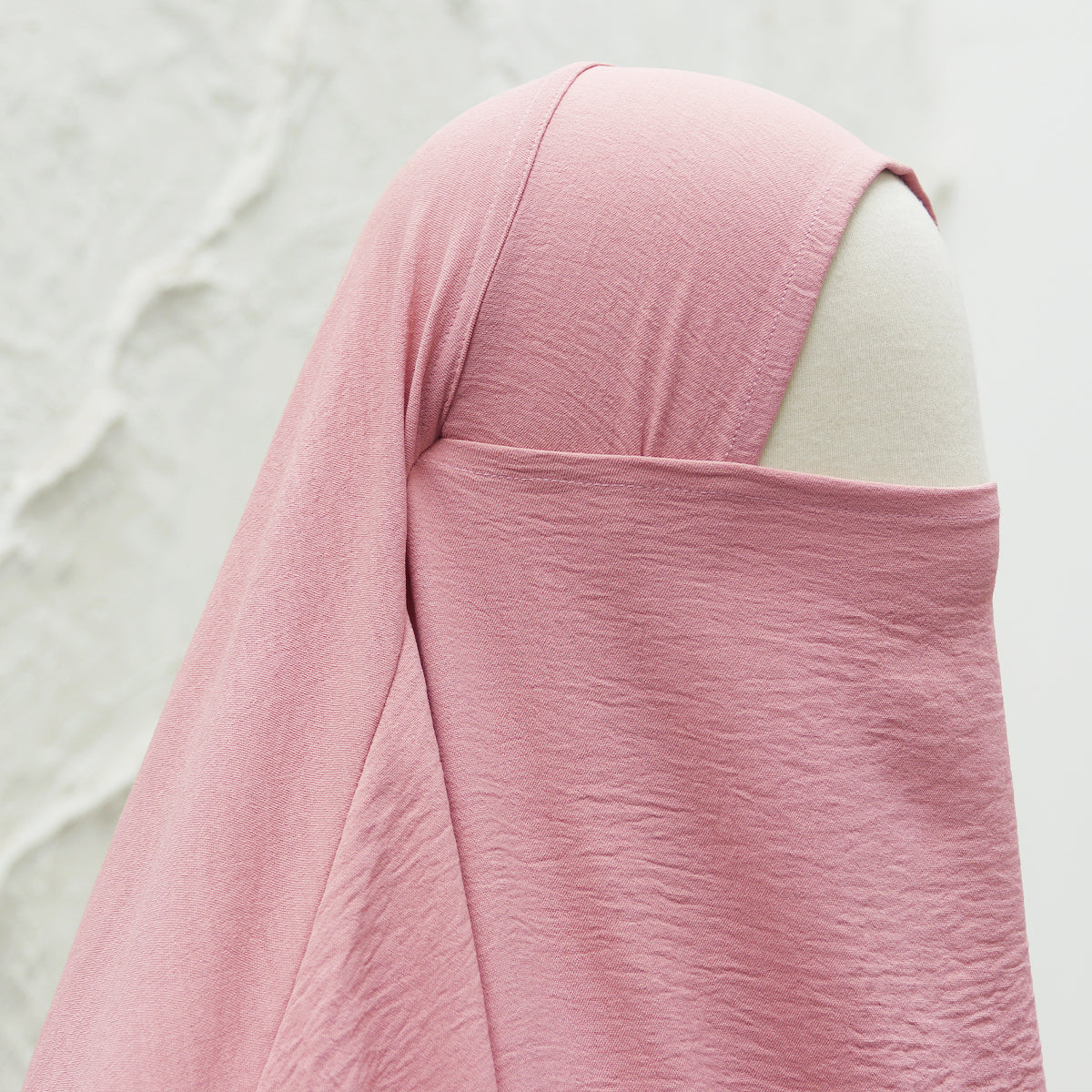 Jasmine French Khimar - Dusty Pink