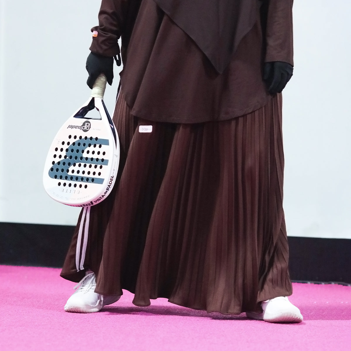 Keira Pleats Skirt - Brown