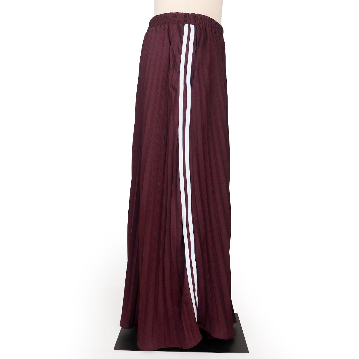 Keira Pleats Skirt - Burgundy