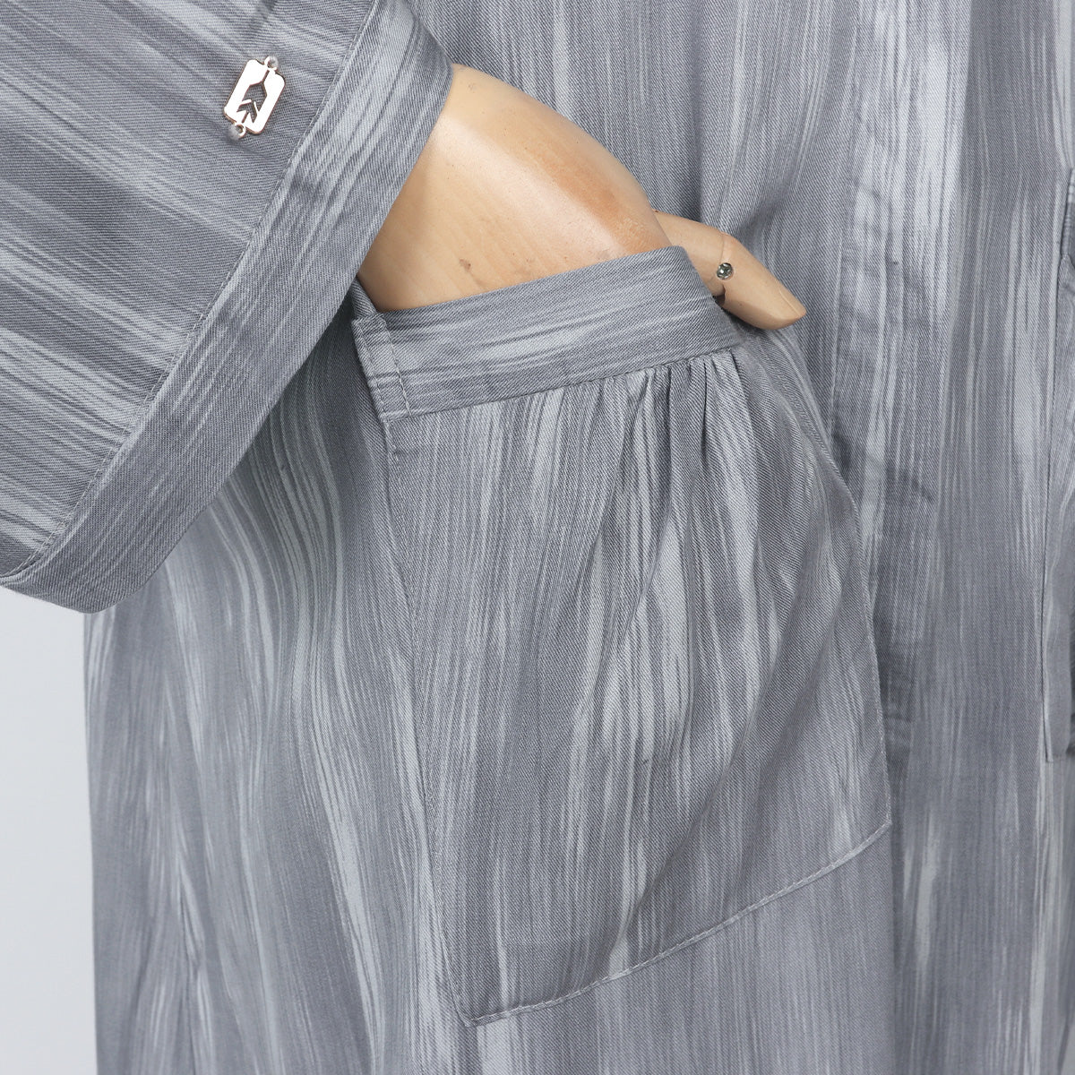 Luma Abaya - Neutral Grey