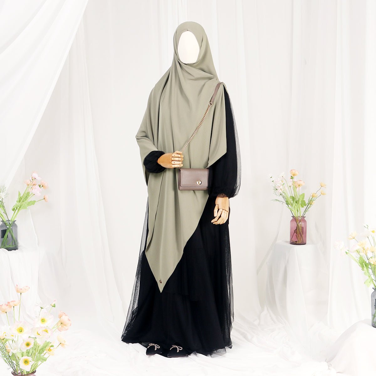 Saila Pashmina Instan - Dune