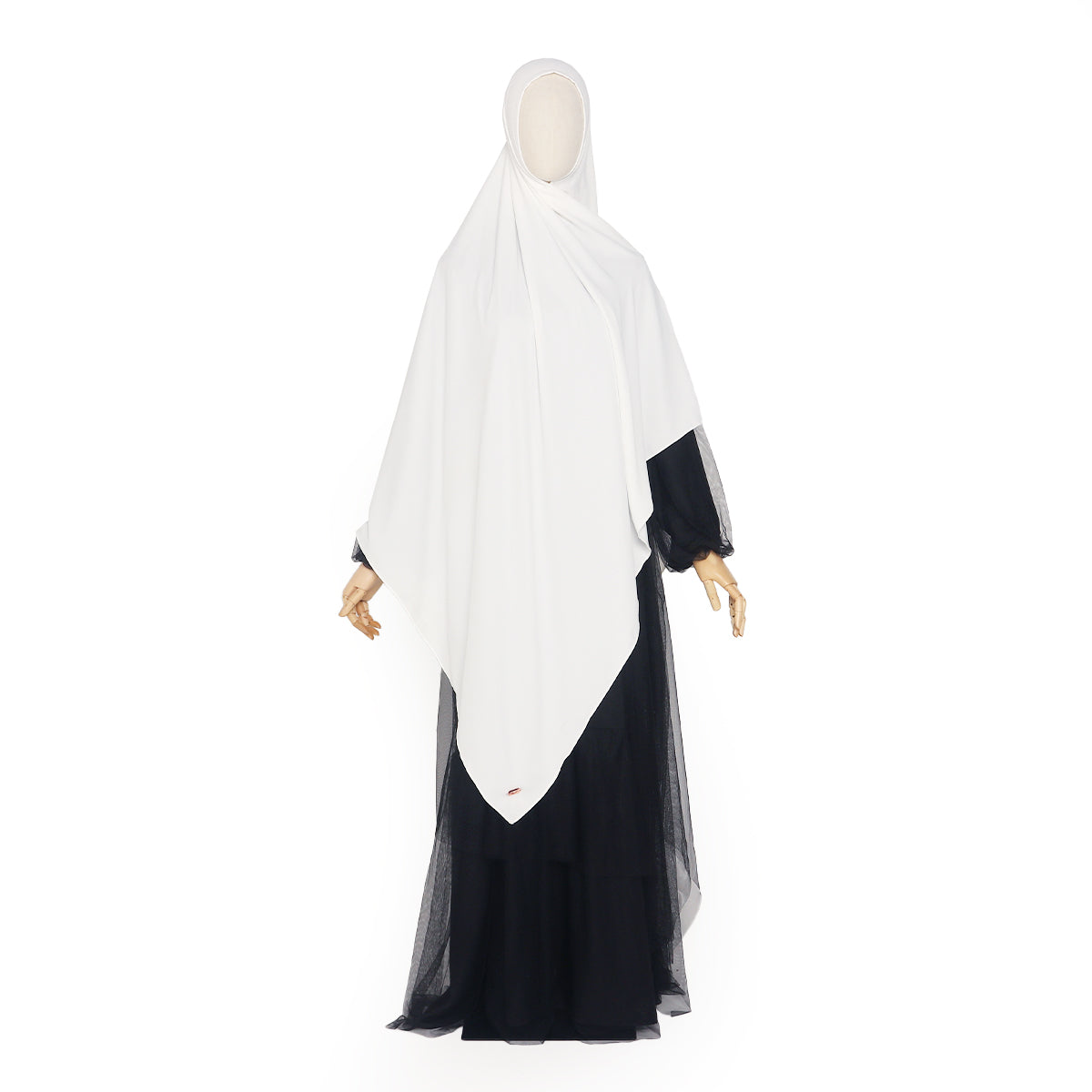 Saila Pashmina Instan - Off White