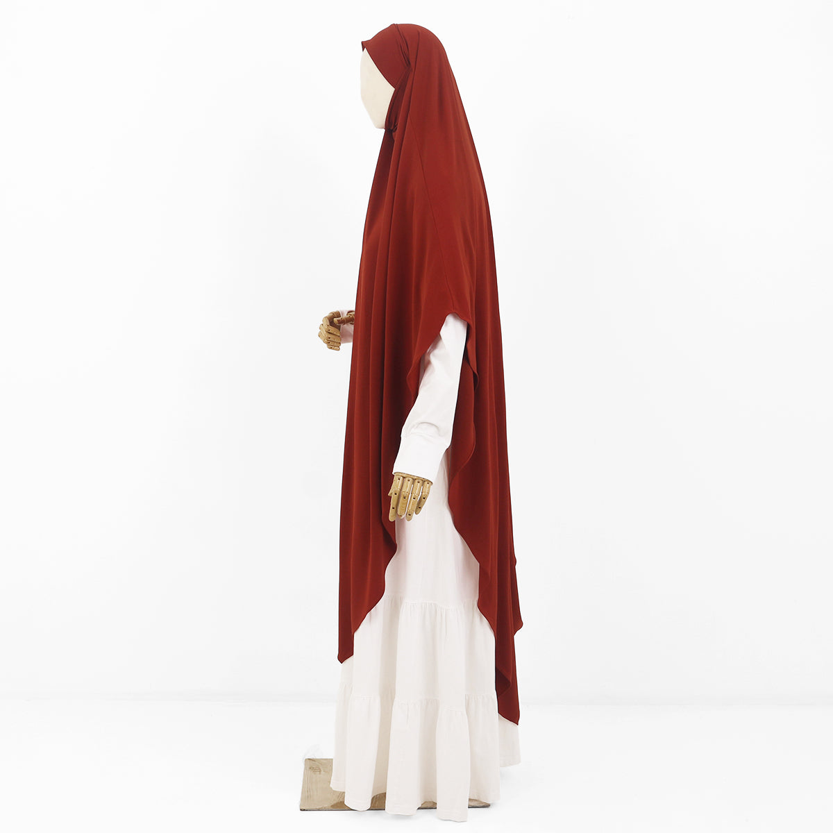 Syakila French Khimar - Brick