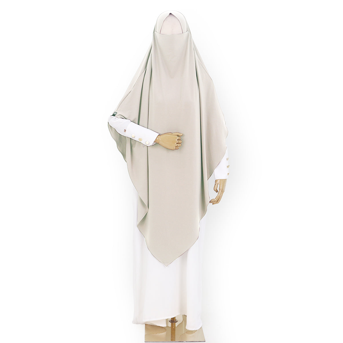 Syakila French Khimar - Cream