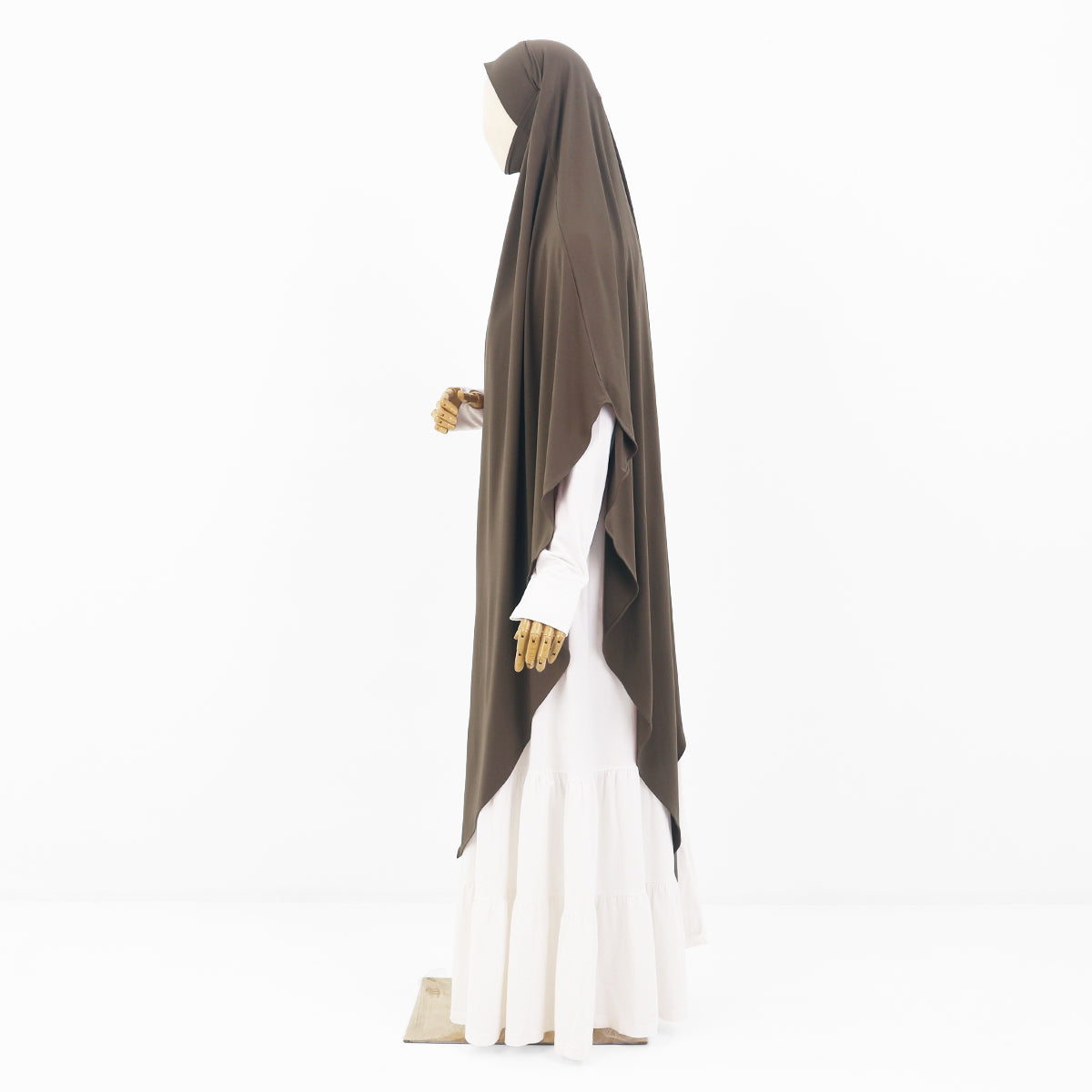 Syakila French Khimar - Coffee Milk