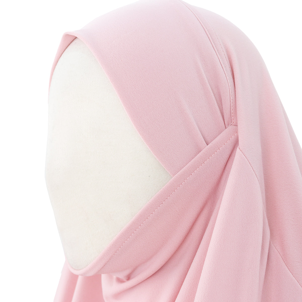 Syakila French Khimar - Cloud Pink