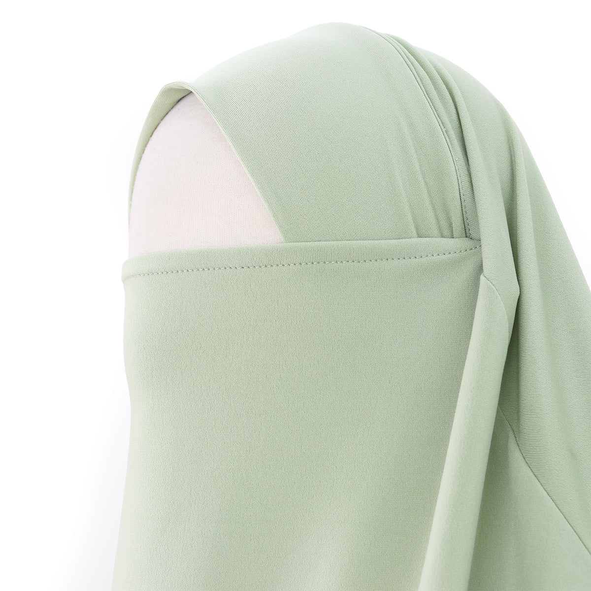 Syakila French Khimar - Sage Green