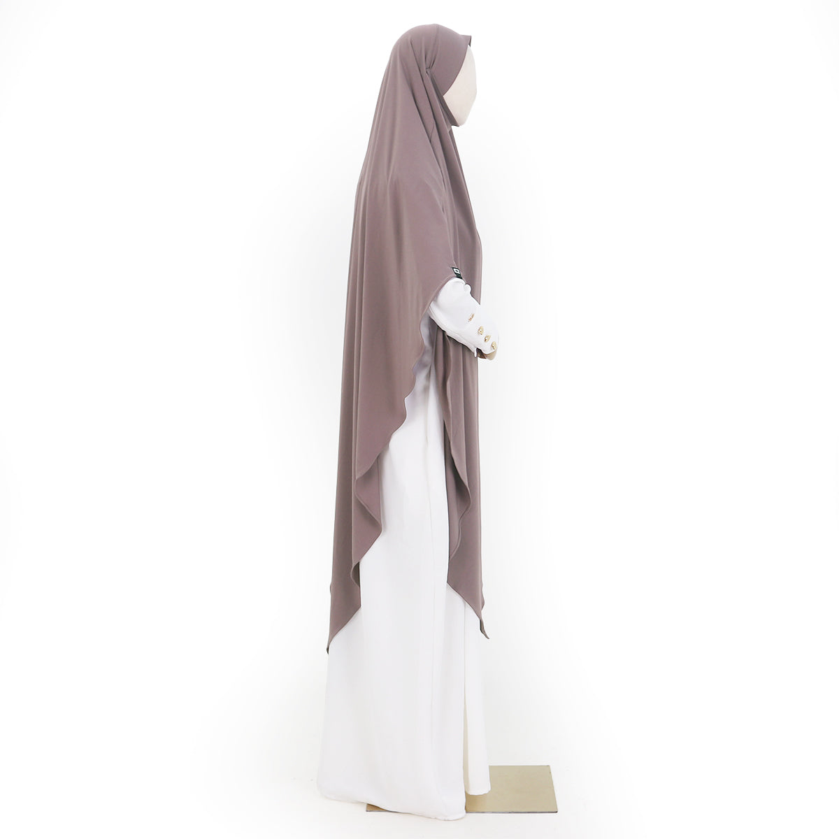 Syakila French Khimar - Taupe