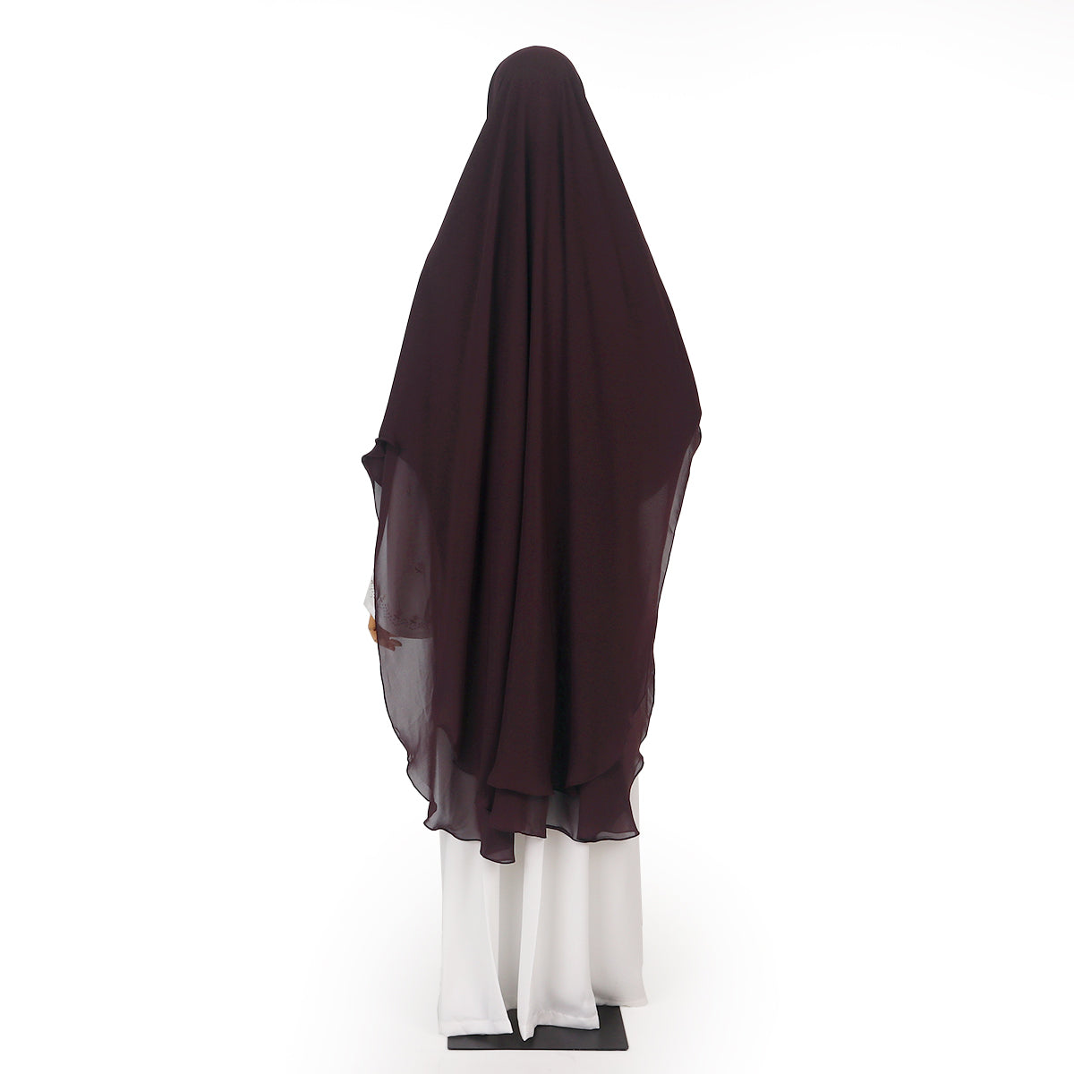 Tazkiya Khimar Bandana - Dark Maroon