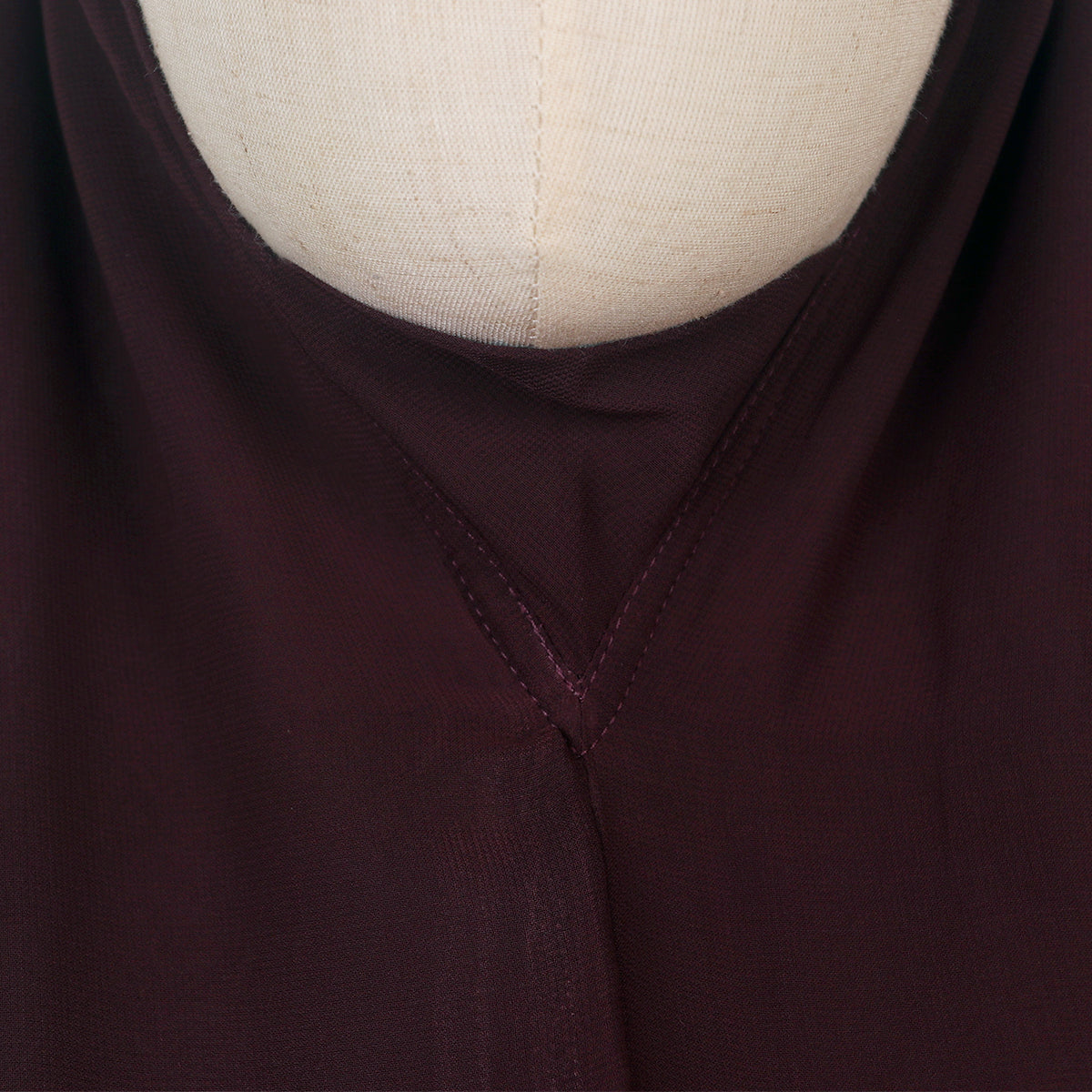 Tazkiya Khimar Bandana - Dark Maroon