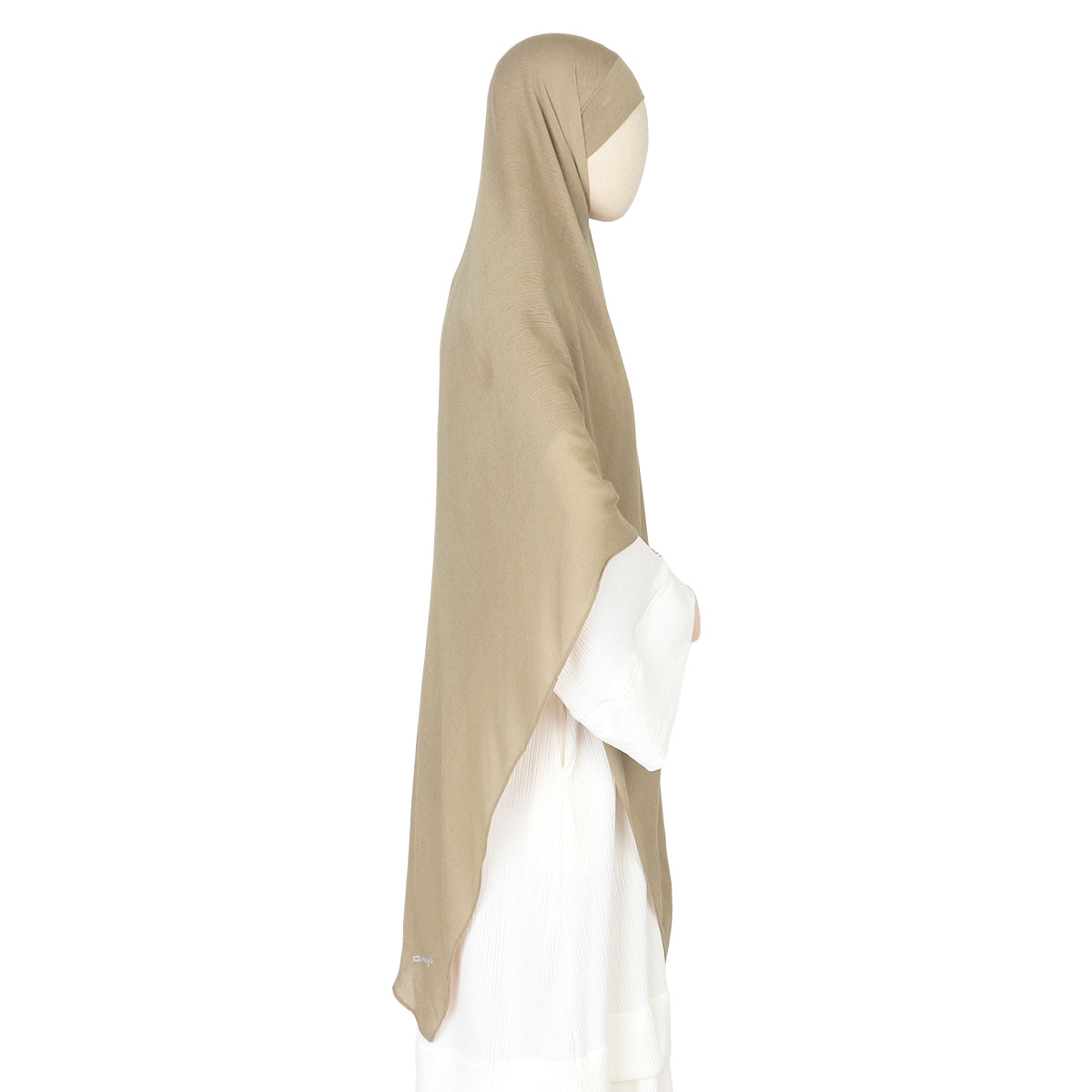 Tiana Viscose Square Instan - Tan