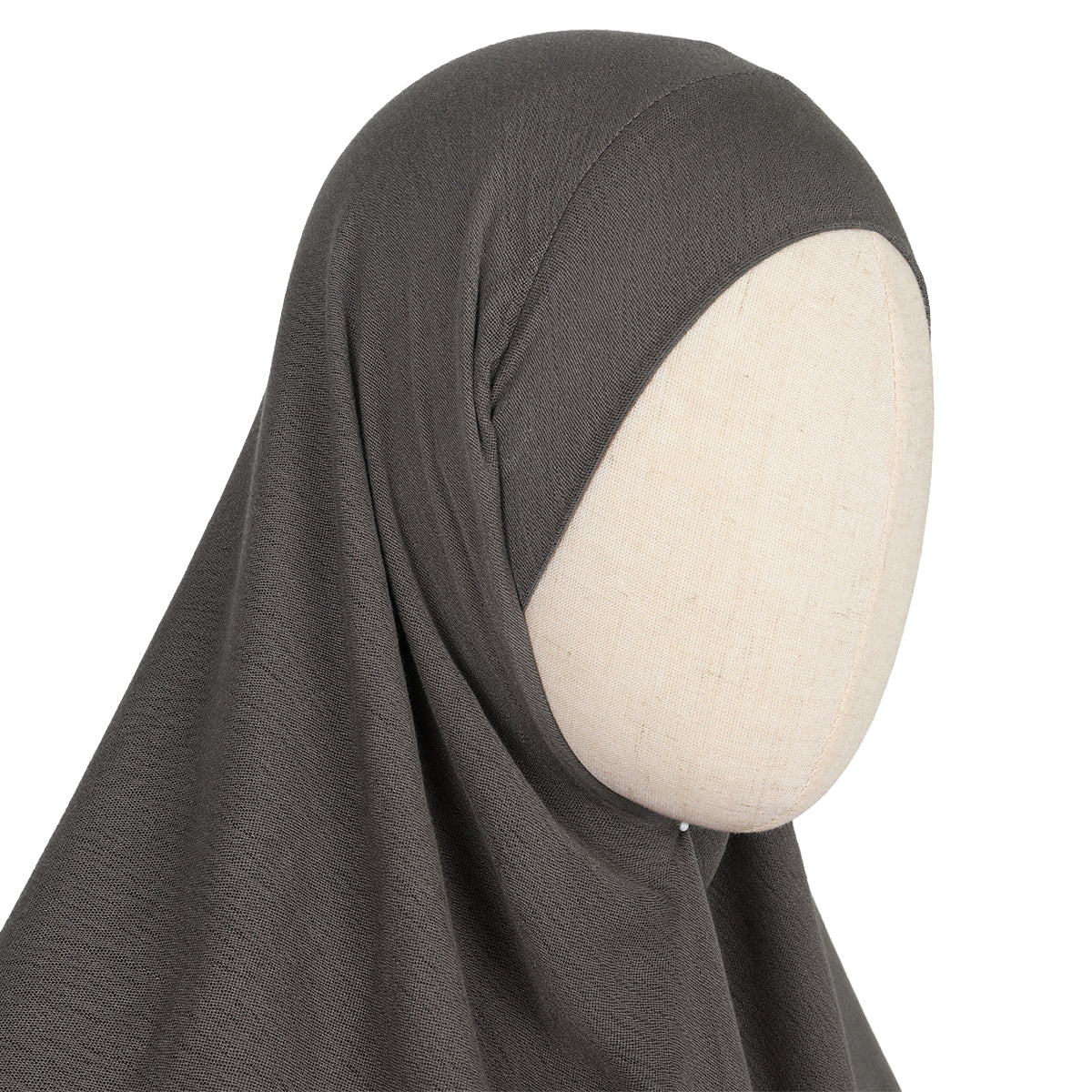 Tiana Viscose Square Instan - Choco Grey