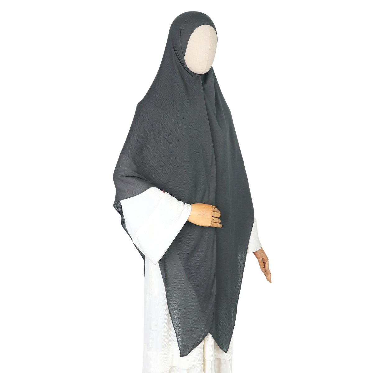 Tiana Viscose Square Instan - Dark Shadow