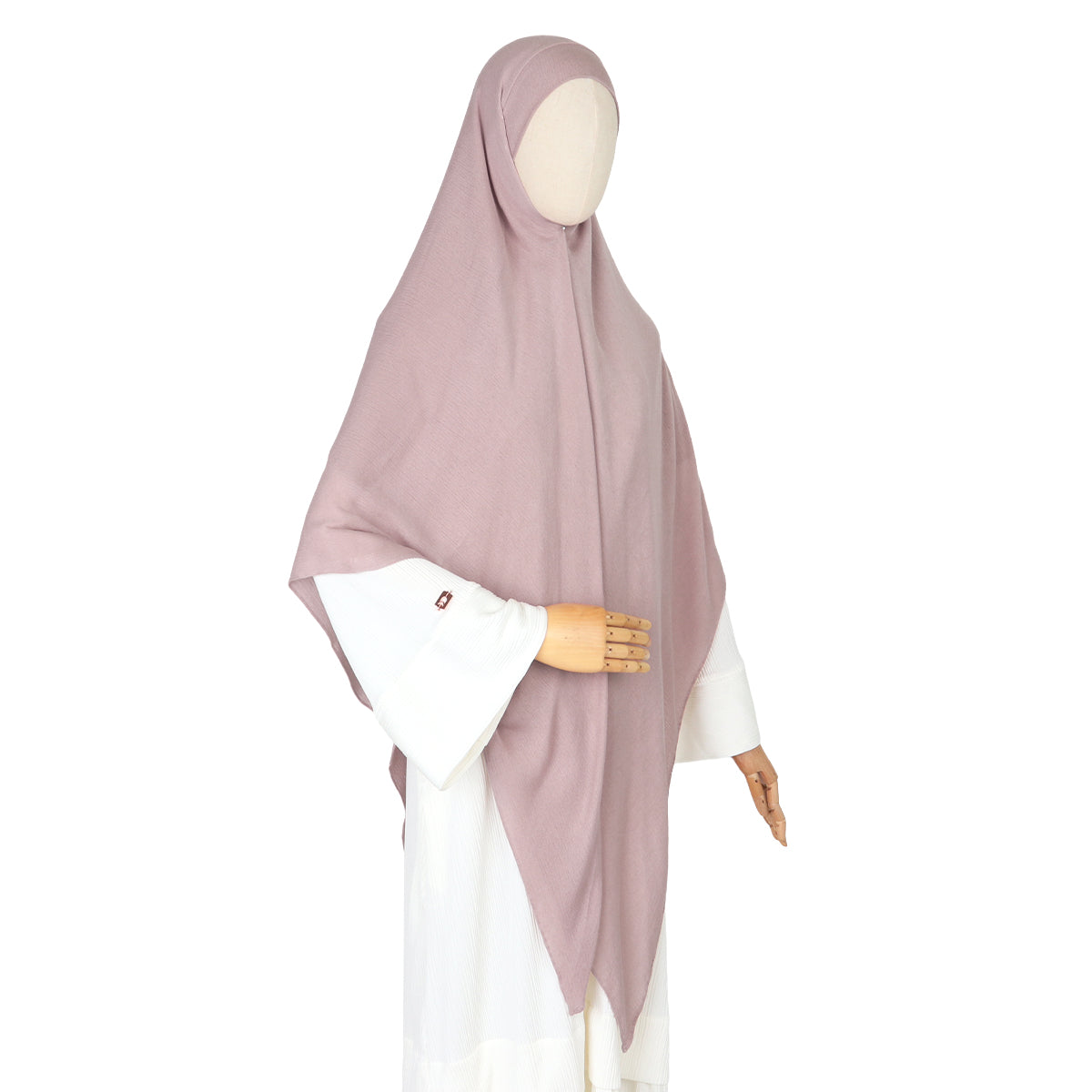 Tiana Viscose Square Instan - Dusty Pink