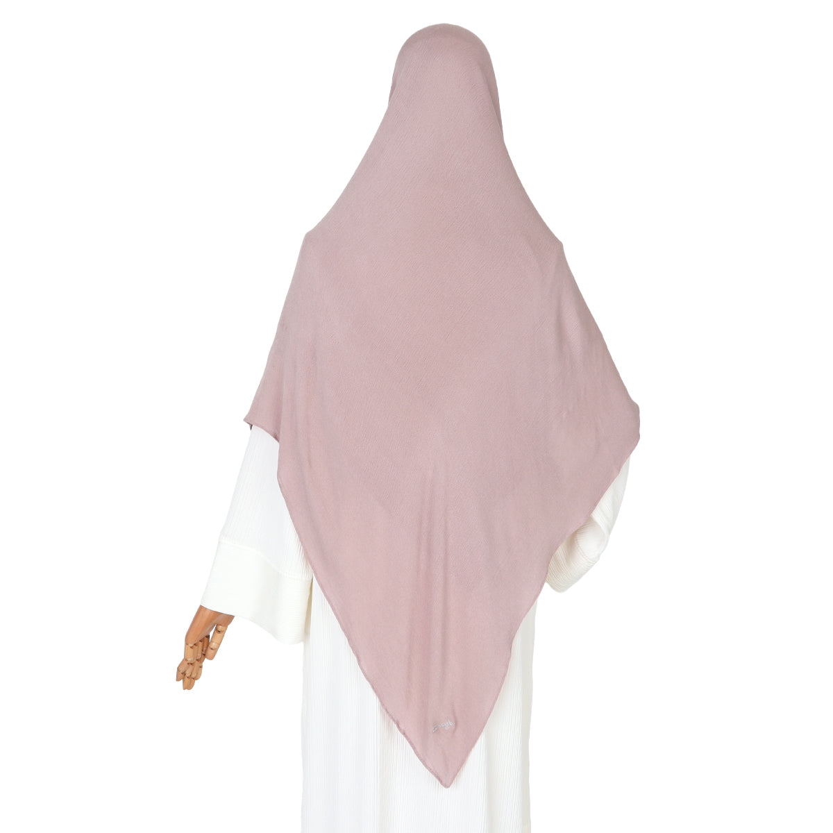 Tiana Viscose Square Instan - Dusty Pink