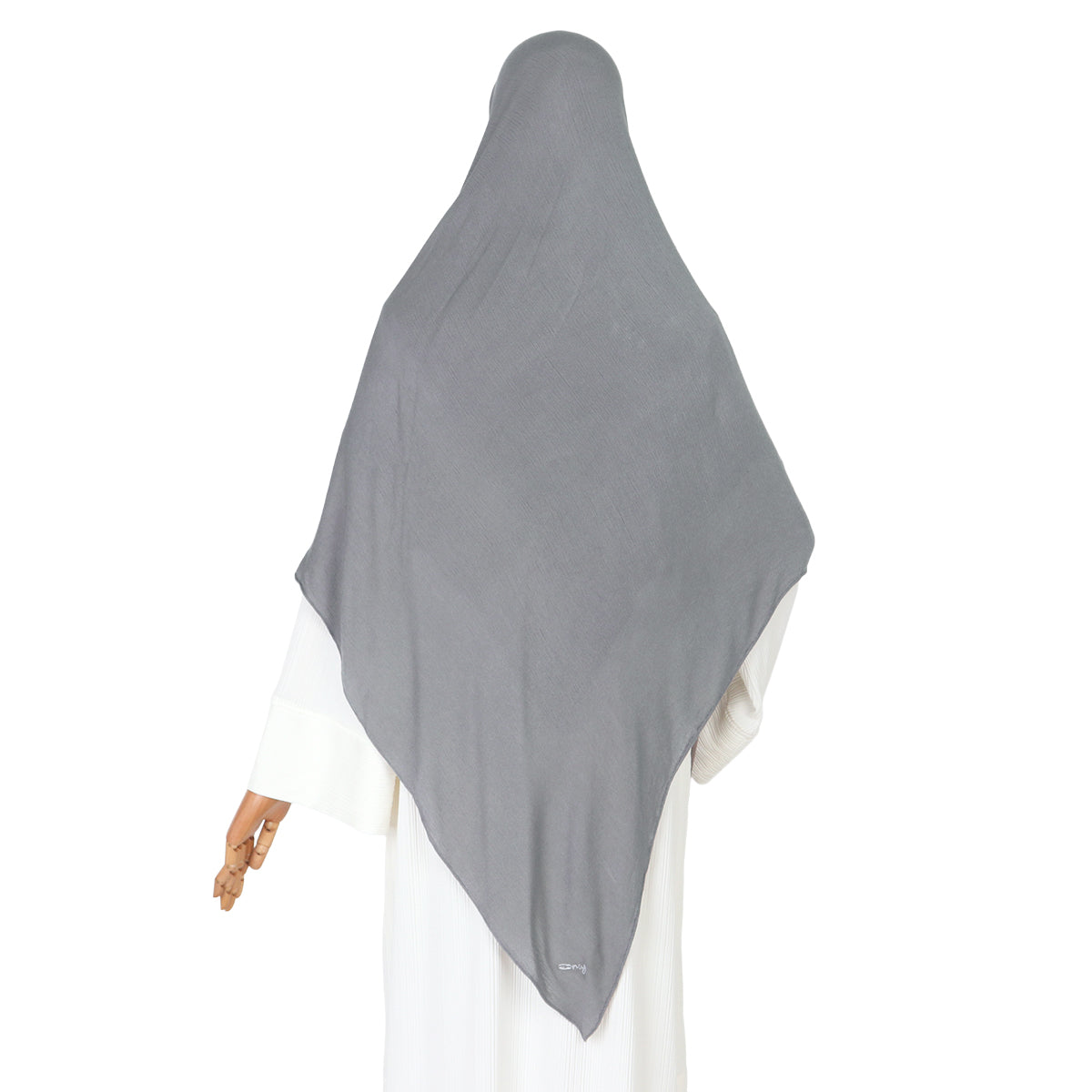 Tiana Viscose Square Instan - Neutral Grey