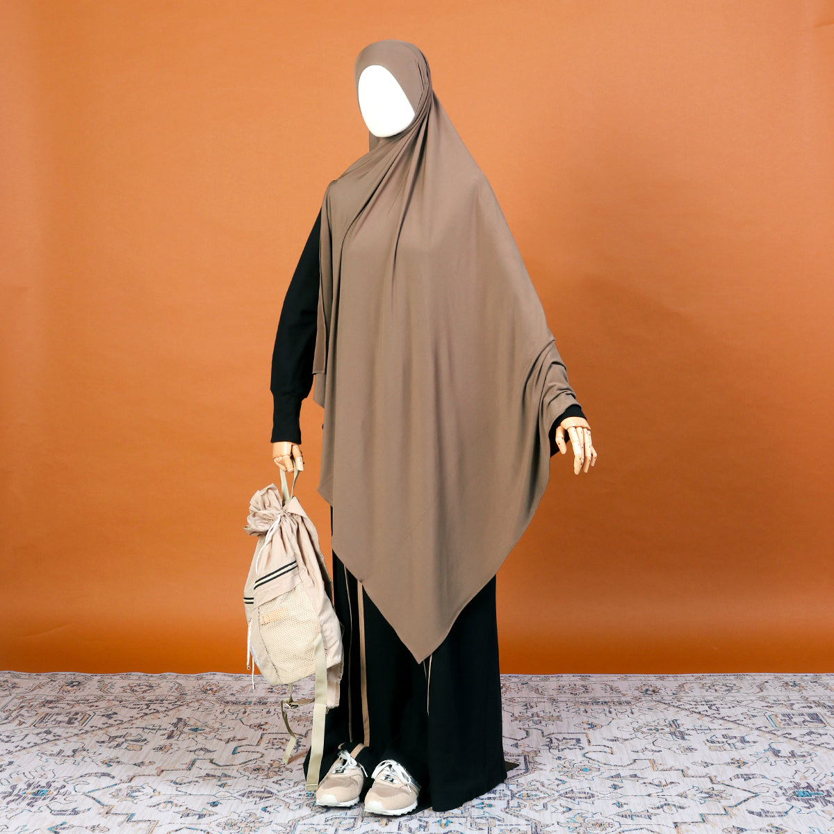 Tsurayya Pashmina Bandana - Coffee Milk