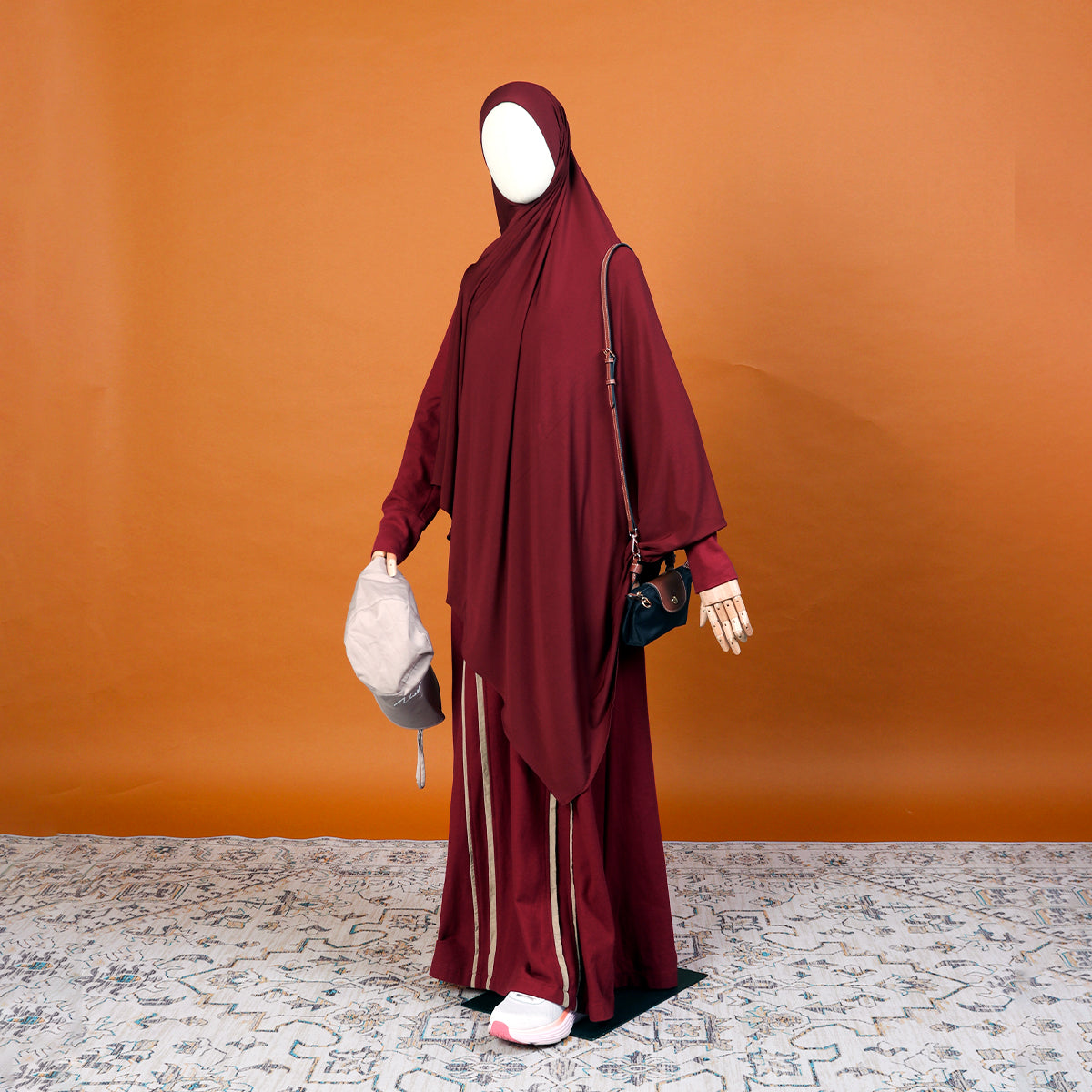 Tsurayya Pashmina Bandana - Maroon